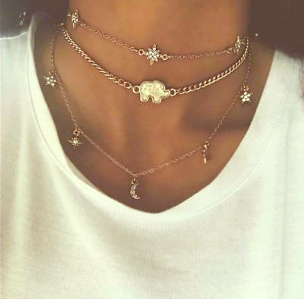 🐘Elephant Layered Necklace